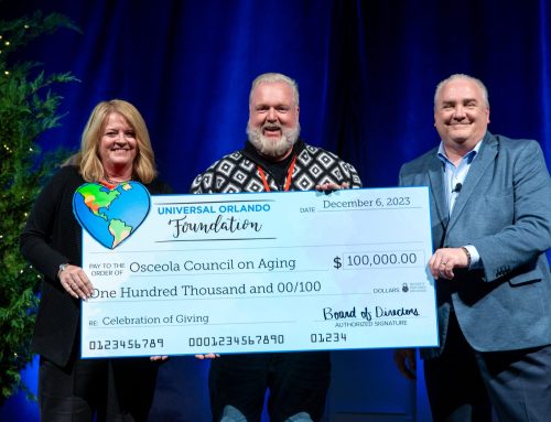 Osceola Council on Aging thanks the Universal Orlando Foundation